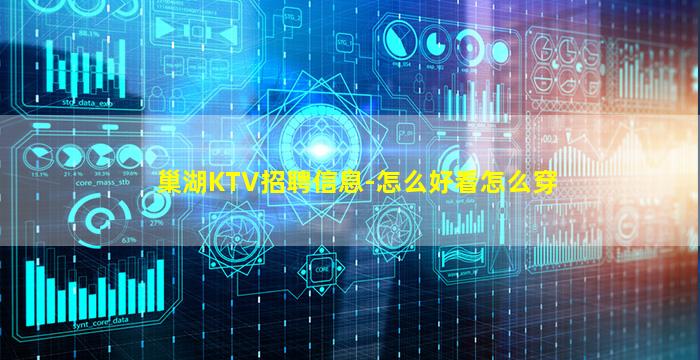 巢湖KTV招聘信息-怎么好看怎么穿